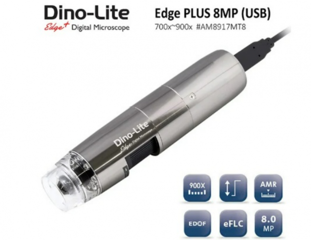 【Dino-Lite】Edge PLUS 銳視系列 AM8917MT8 手持式低噪點高畫質數位顯微鏡 800倍型